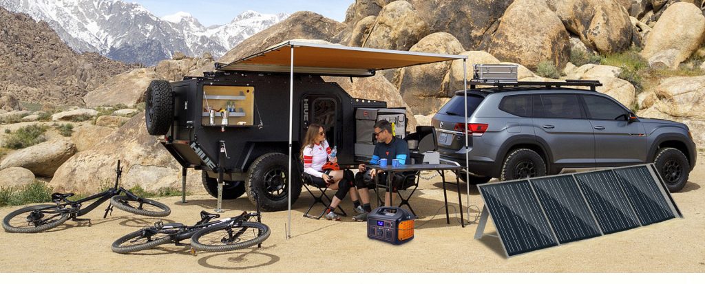 travel trailers with solar panels