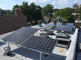 solar panels flat roof